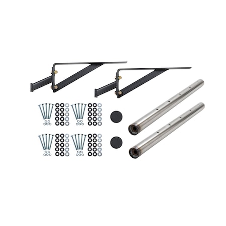 Betts Spring Kit-Half Tandem, Stainless, Predrilled, 30.0in Tube, .625in Hole, Carriage Bolts 5 K3362PS